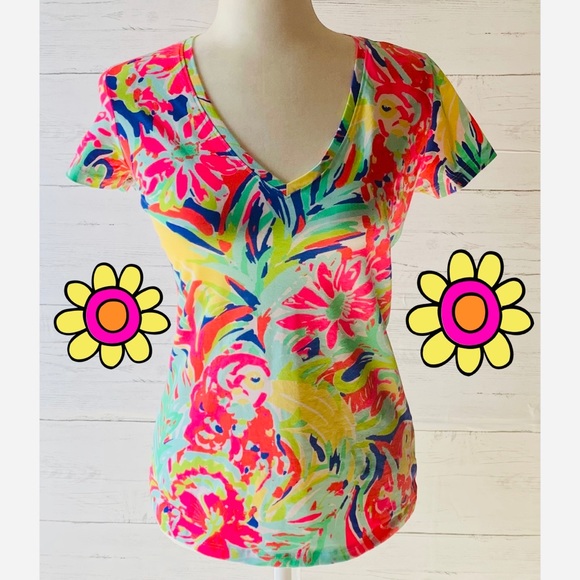 Lilly Pulitzer XS Michelle Shirt Casa Banana - Picture 7 of 8